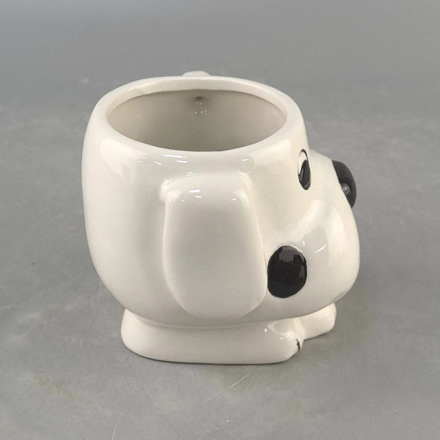 Cute 3D Spotted Dog Ceramic Mug Hand Painted Coffee Tea Cup Table Decor Home Display Gift For Kids Women Pet Lovers Birthday