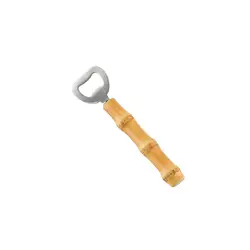 Creative Vintage Retro Drink Opening Tool Restaurant Household Bar Kitchen Bamboo Root Wooden Handle Beer Bottle Opener