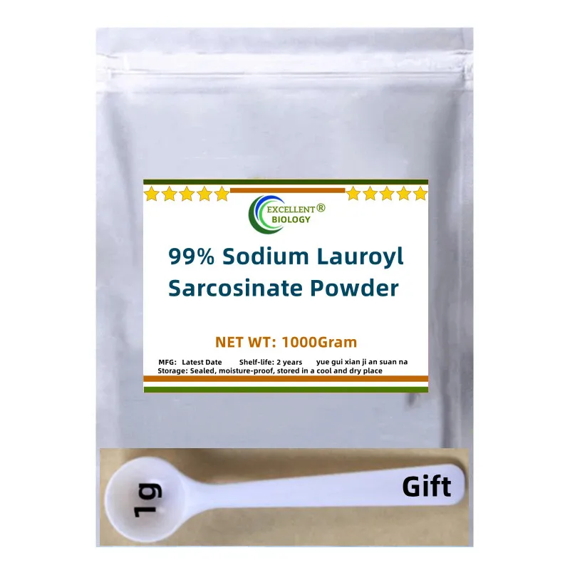 Hot Sell Sodium Lauroyl Sarcosinate Powder Surfactant For Shampoo & Gel Cosmetic Raw Material