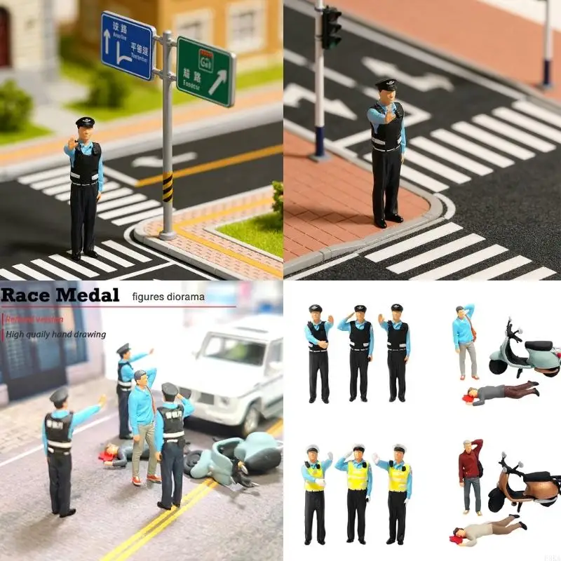 1/64 Scale Mini Resin Wardens Figure For Educational And Decorative Use