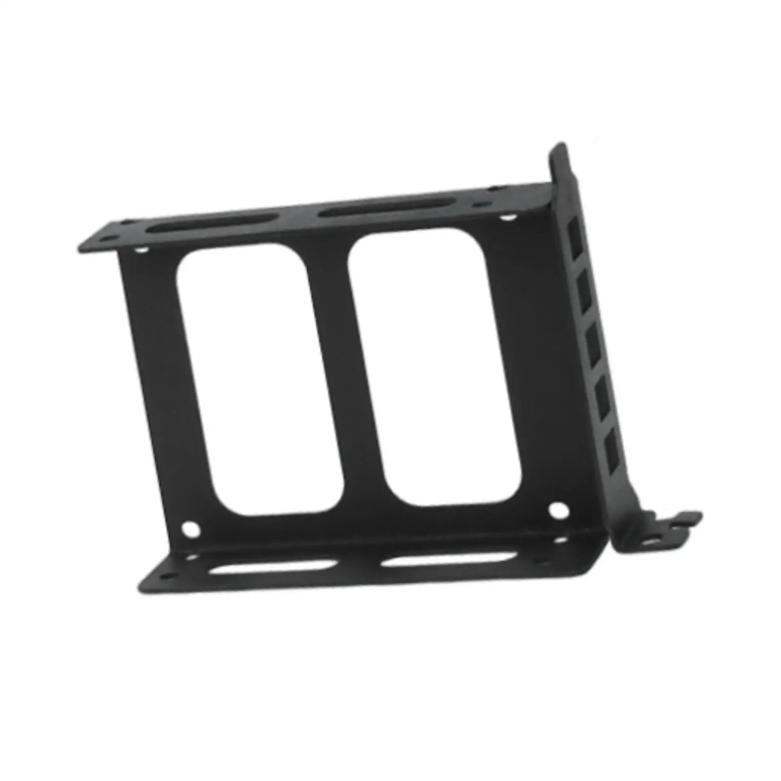 Double 2.5 Inch SSD HDD Mounting Adapter Metal Tray Secure Hard Drive Bay Bracket for Desktop Computers