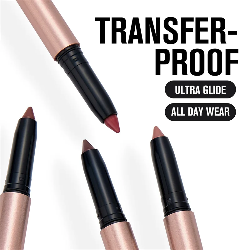 PHOFAY MATTE LINER LIPSTICK PEN Matte Brown Velvet Batom À Prova D 'Água Sedosa Contorno Tint Lipliner Crayon Maquiagem labial