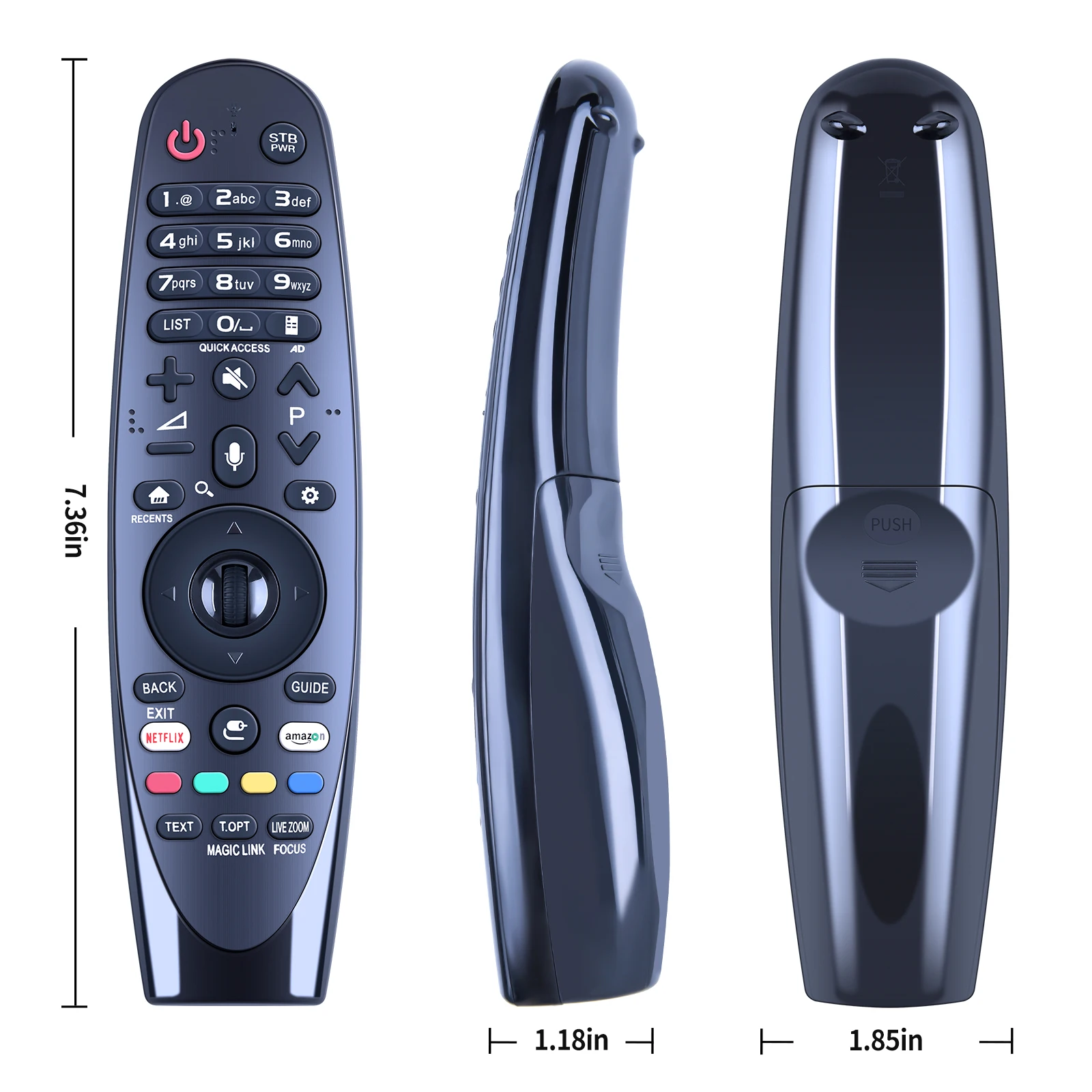 AN-MR650A ANMR650A Remote Control for L/G Smart TV 43UJ654T 49UJ654T 55UJ654T (with Voice Magic Pointer Functions)