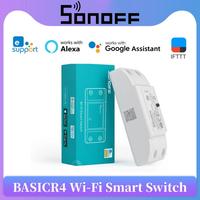 1-10PCS SONOFF BASICR4 WiFi Smart Switch ESP32 Magic Switch Mode Reliable Safe eWeLink Remote Control with S-MATE2 Alexa Google