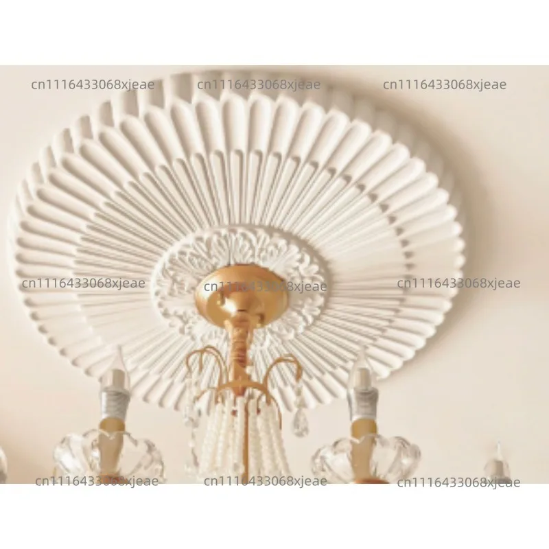 Plate line plaster line disc decoration  living room base round plaster shape