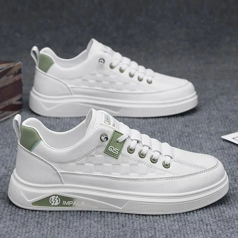 

Five-color Leather Board Shoes, White Shoes, Casual and Versatile Student Men's Single Shoes, Trendy Shoes Men's Shoes
