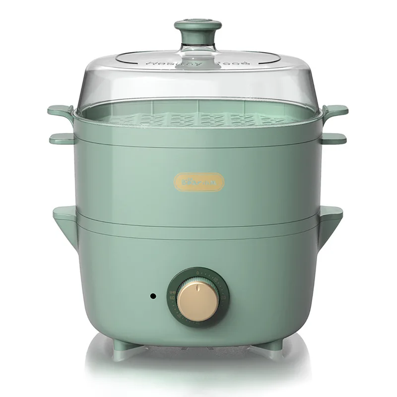 220V Electric Food Steamers Household Multifunctional Egg Cooker forBoiler Cooking Tools Kitchen 2 layers 600W