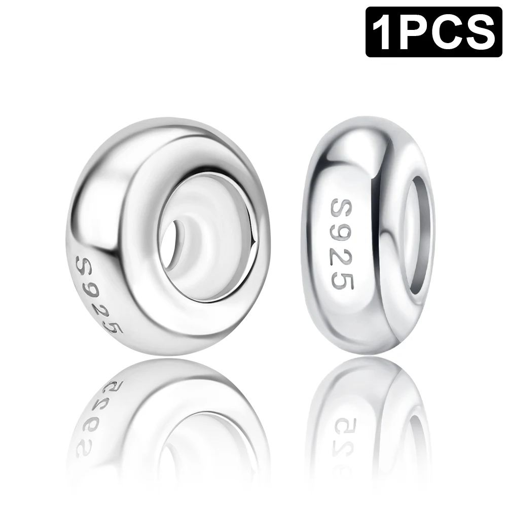 Pendant Charm Bead 925 Sterling Silver High-Grade Round Beads Fit Original Bracelet for Jewelry Making Valentine's Day gift