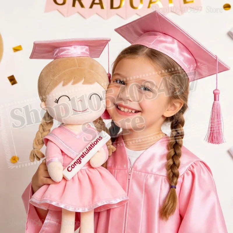 

2026 Graduation Girl Plush Doll with Cap & Gown - Preschool Kindergarten Graduation Gifts for Party