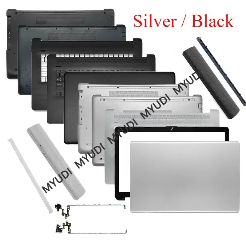 New Covers For HP 17-CA 17Z-CA 17T-CR 17Q-CS 470 G7 17-BY Top Case Palmrest Bottom Case Silver Black Shell L22508-001 L92773-001
