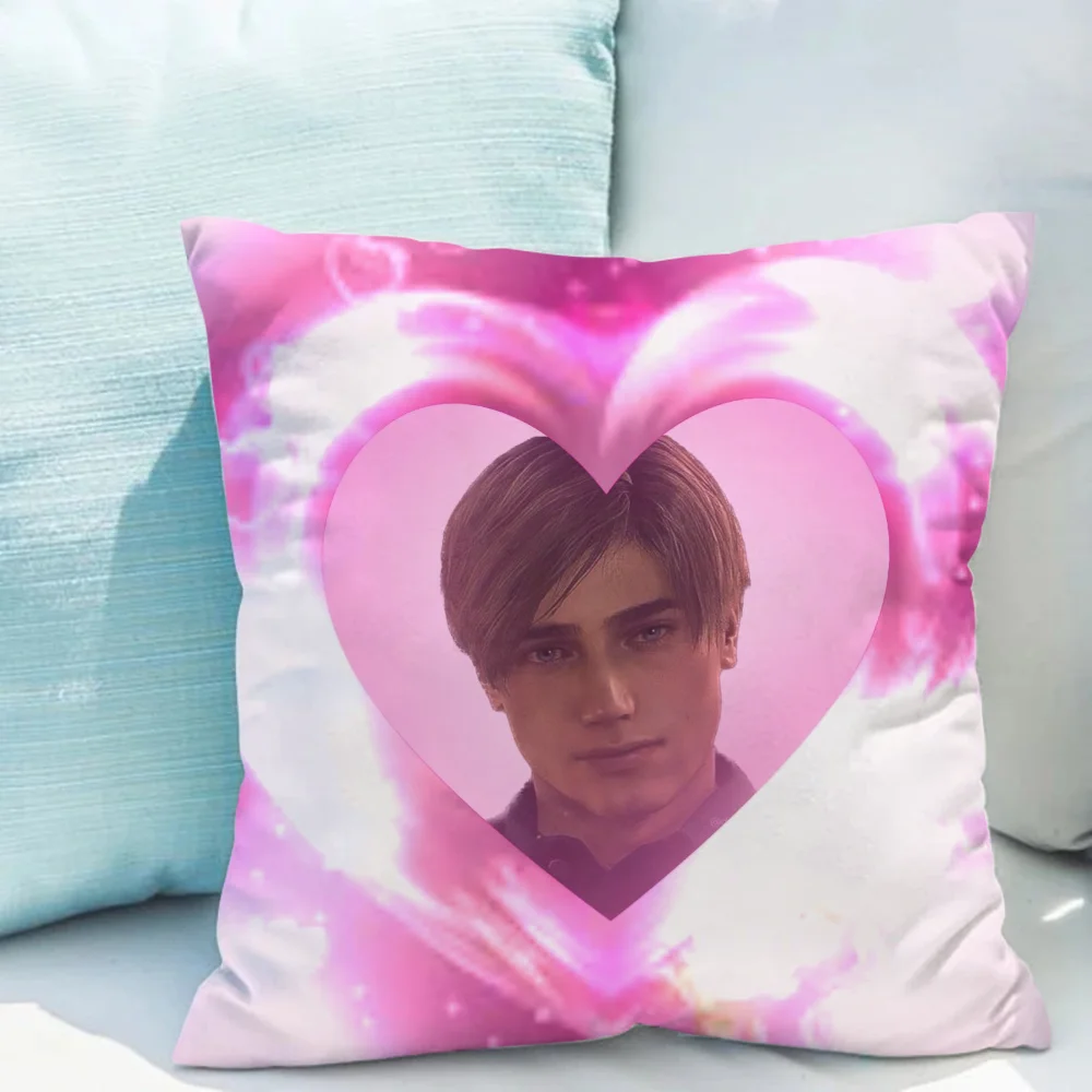 Bed Pillowcases for Pillows Covers Leon Kennedy Love Pillow Cases Decorative Cushions Sofa Pillow Cover Car Decorations Hyunjin