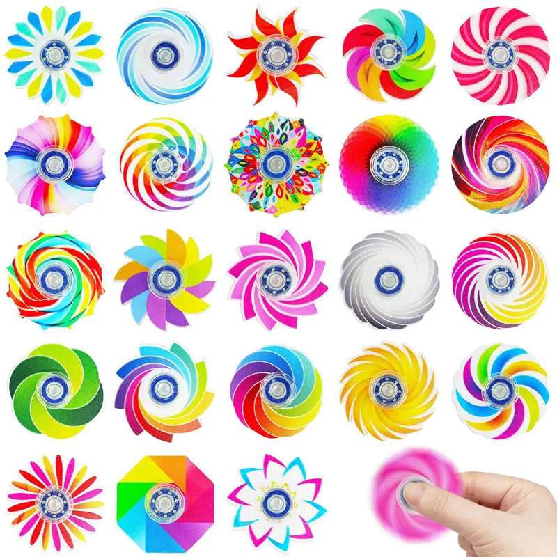 10PCS Mini Fidget Spinner Spielzeug Bulk Party Gefälligkeiten für Kinder Geburtstag Geschenke Goodie Bags Stuffers Klassenzimmer Karneval Preise Liefert