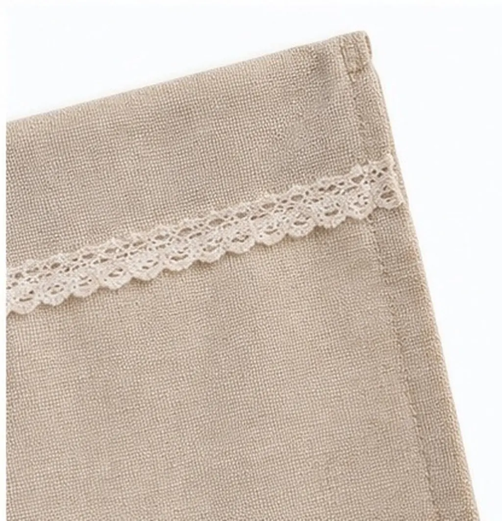 1Pcs Half Curtain Door Curtain Cotton Linen Short Window Valance Perfect for Kitchen Cabinet Living Room Bedroom