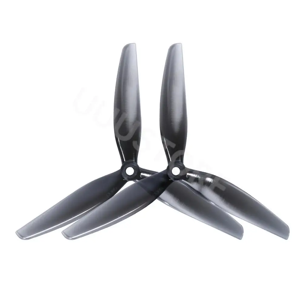 4PCS HQProp 7X4X3 7040 7inch 3 blade/tri-blade Propeller Light Grey (2CW+2CCW) Poly Carbonate for FPV RC Drone