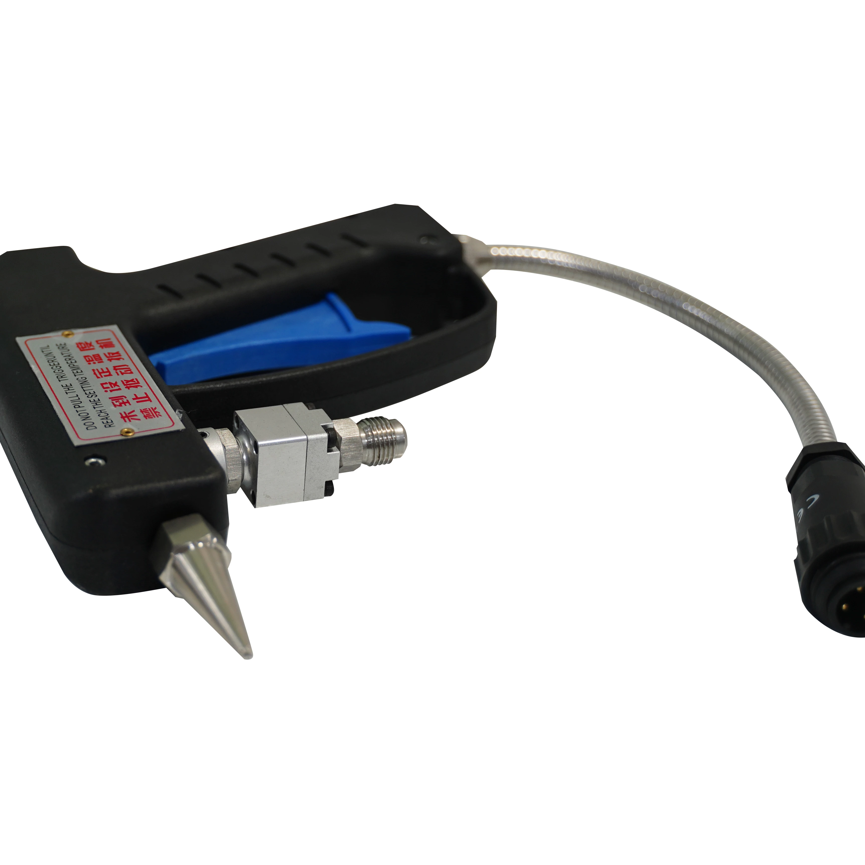 High-Temp Resistant Body Industrial Hot Melt Glue Gun Low Energy Consumption Heat Insulation Anti-Scratch Handle Pneumatic Case