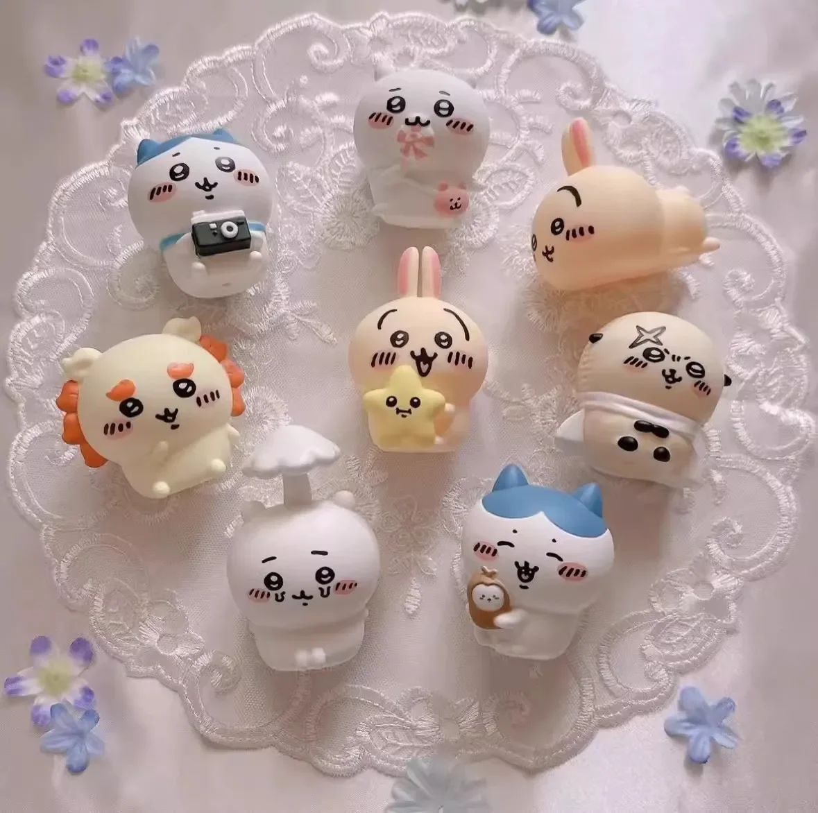 تشيكاوا الفطر الطفلي الذاتي الأخفاف الدب غي لطيف مع تماثيل صغيرة، ألعاب النماذج، الدمى، هدايا الهالوين للبنين والبنات