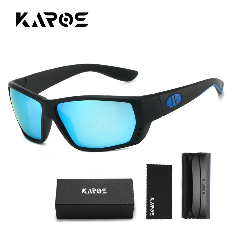 

KAROS Anti Glare Polarized Glasses for Men Women HD Fishing Sunglasses Free Box