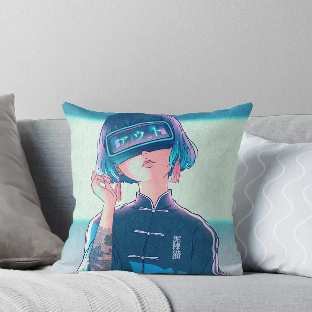 

Goggles Girl Throw Pillow Christmas s Covers Elastic Cover For Sofa Christmas Covers Decorative Cushion pillow