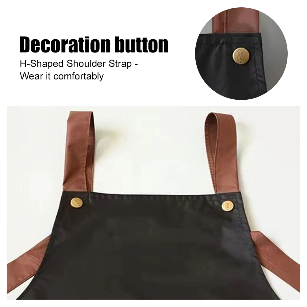 Resistant Dirt Apron Waterproof And Oil Resistant Household Kitchen Cooking Fashion Apron Adult Work Clothes Kitchen Accessories