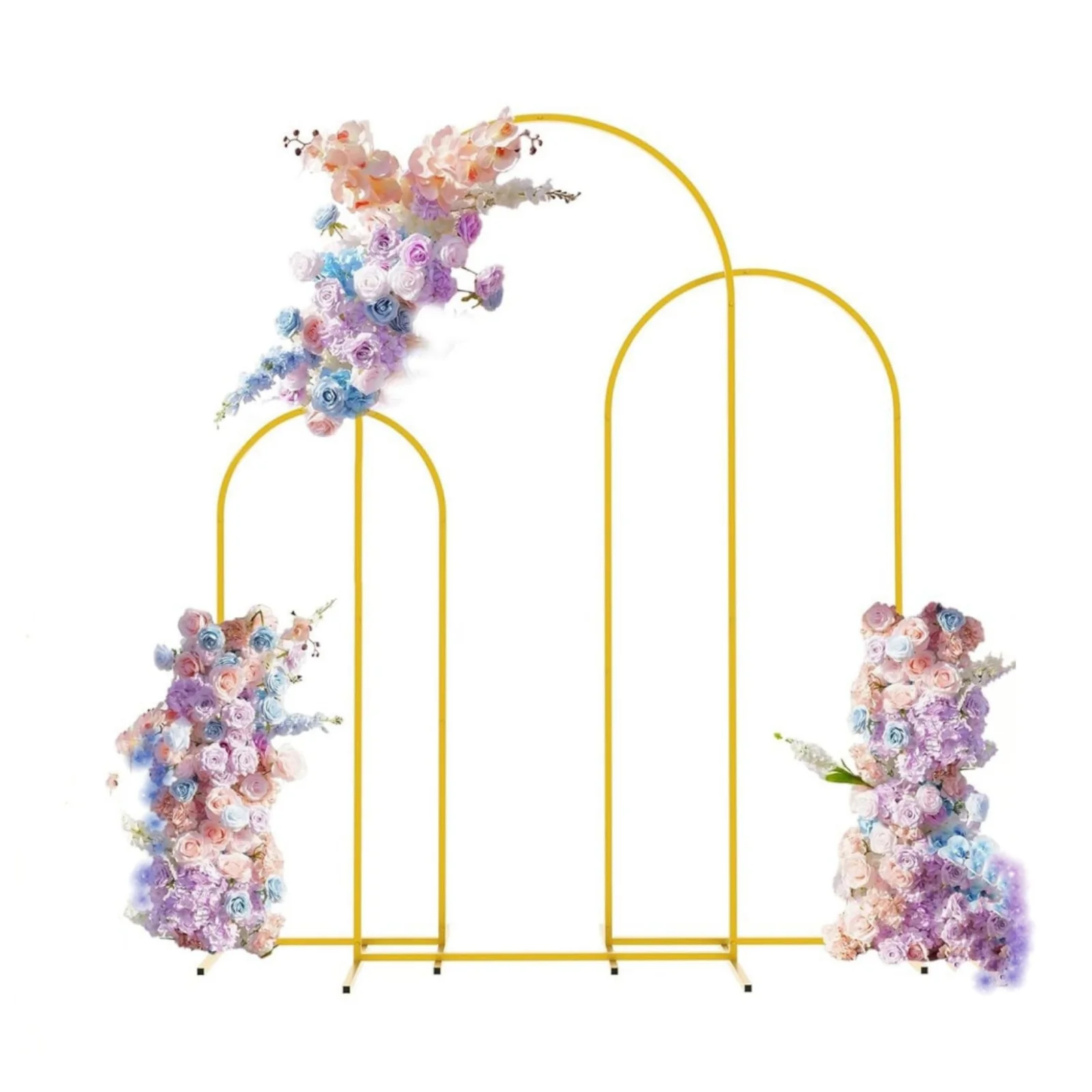 

Золотой металлический кронштейн для арки воздушного шара, набор из 3 предметов (7,2 фута/6,6 фута/6 футов), подходящий для свадебных церемоний, вечеринок по случаю дня рождения