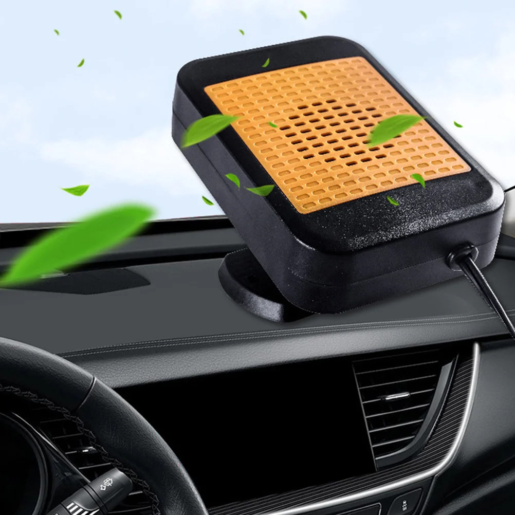 

Car Heater Defogger Defroster Vehicle Adjustable Fan Windshield Abs Cooling Portable Auto