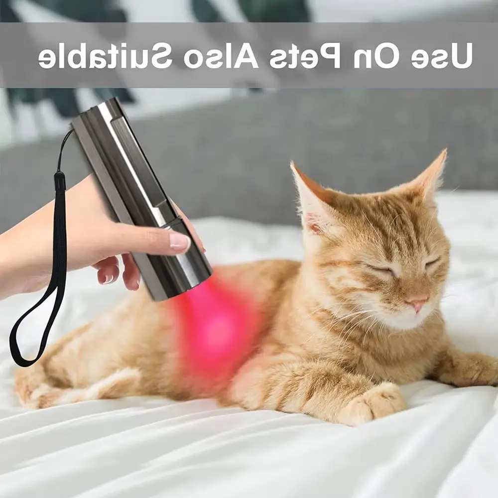 

Drug-Free Pain Management System, 5 Wavelength Red & 940nm Infrared Light Therapy Device for Safe Natural Body Healing