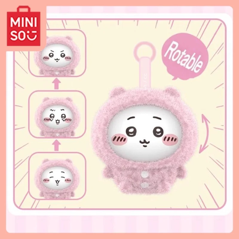 

MINISO Kawaii Chiikawa Series Anime Changeable Face Blind Box Accessory Holiday Gifts Sweetness Schoolchildren Birthday Present