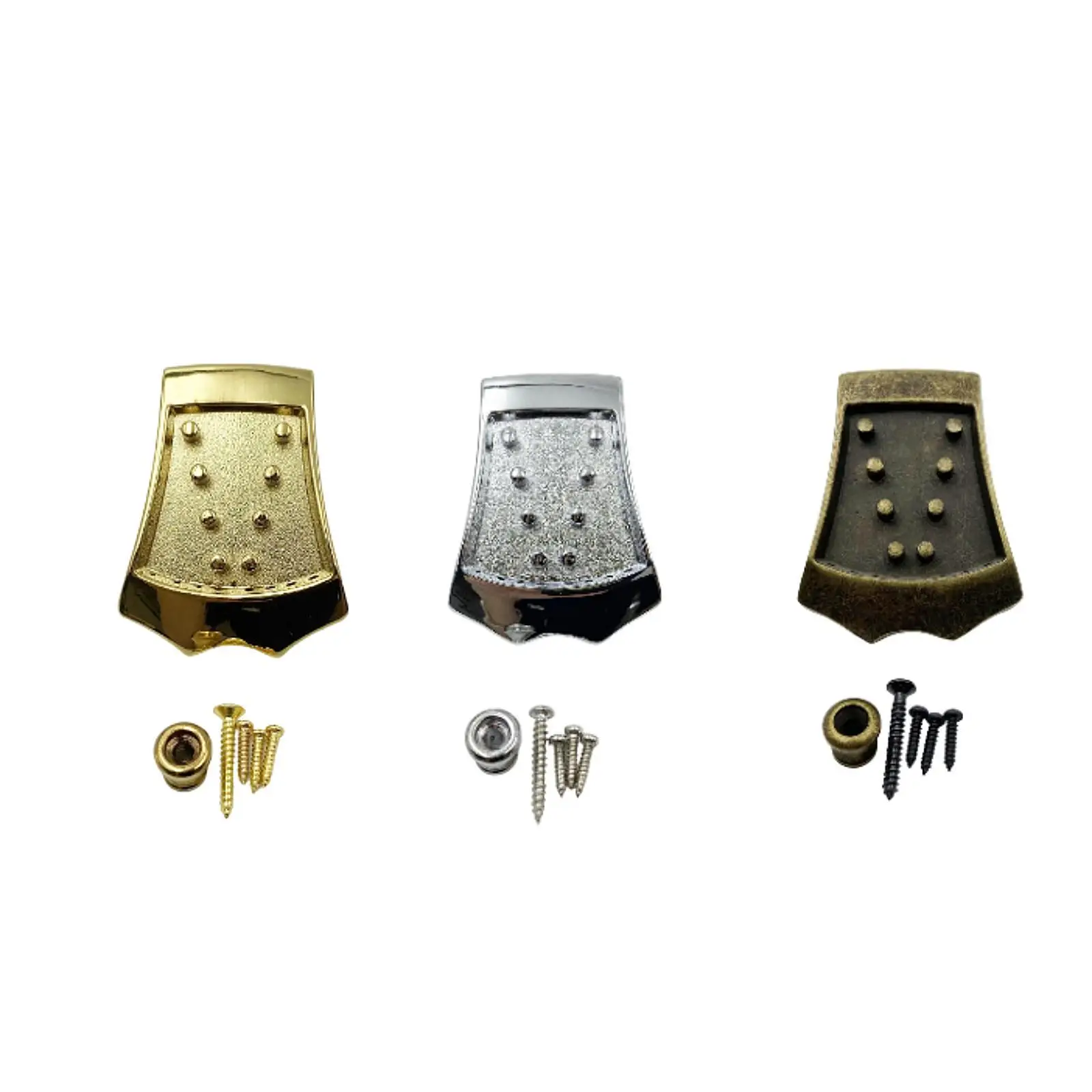 

Прочная замена хвостовика мандолины с 4 крепежными винтами, замена детали мандолины для 8-струнной гитары мандолины