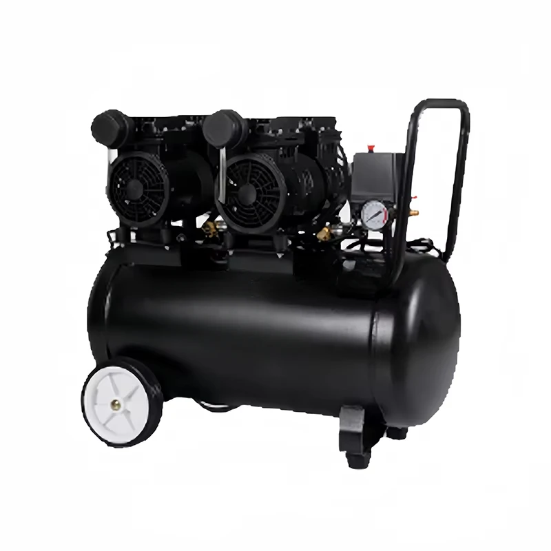 

Silent Air Compressor Oil Free Launch ZWB12004-180 Piston Air Compressor Pump 220V for Air Tool Sales