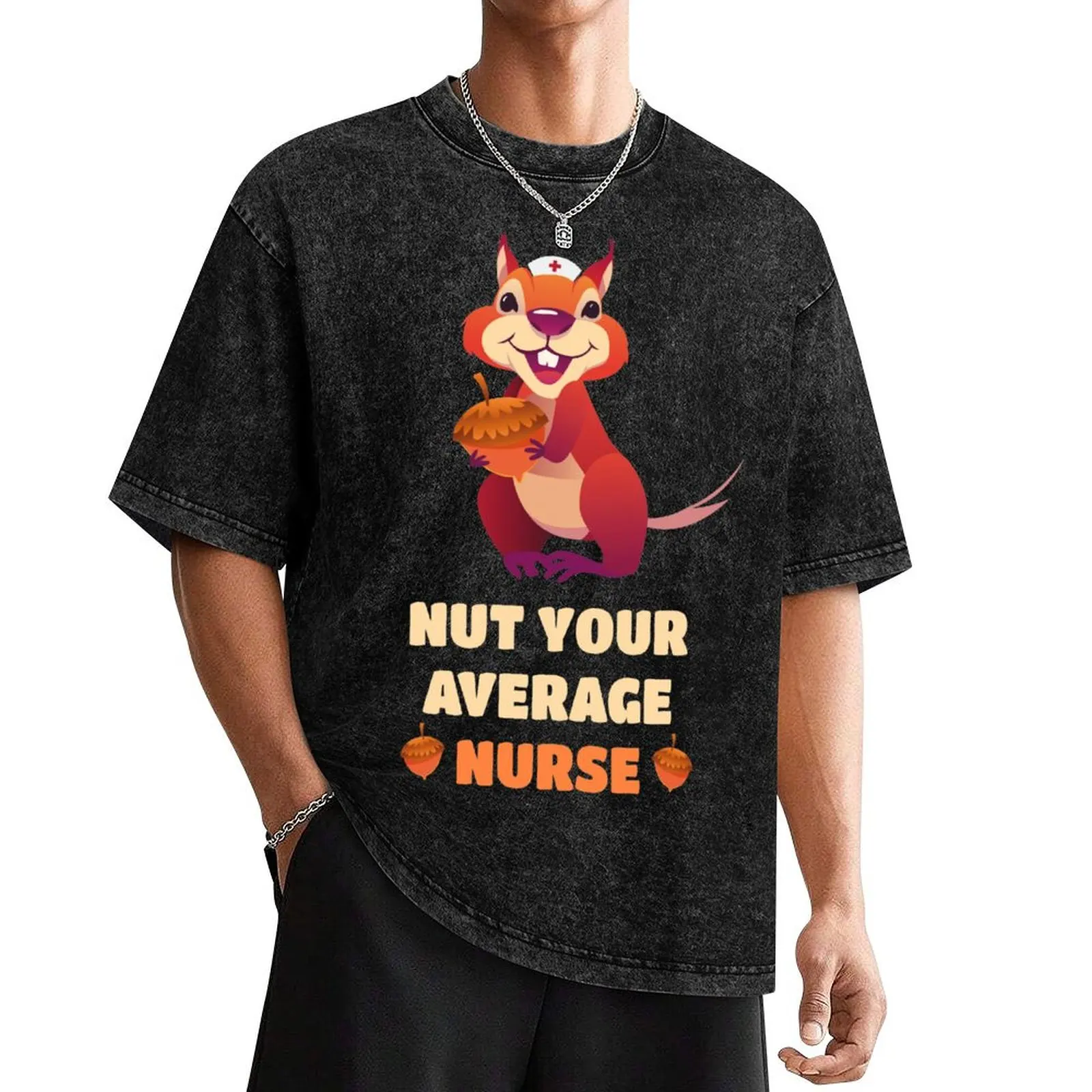 

Funny Squirrel Nurse T-Shirt designer shirts anime t shirts shirts graphic Blouse workout for men