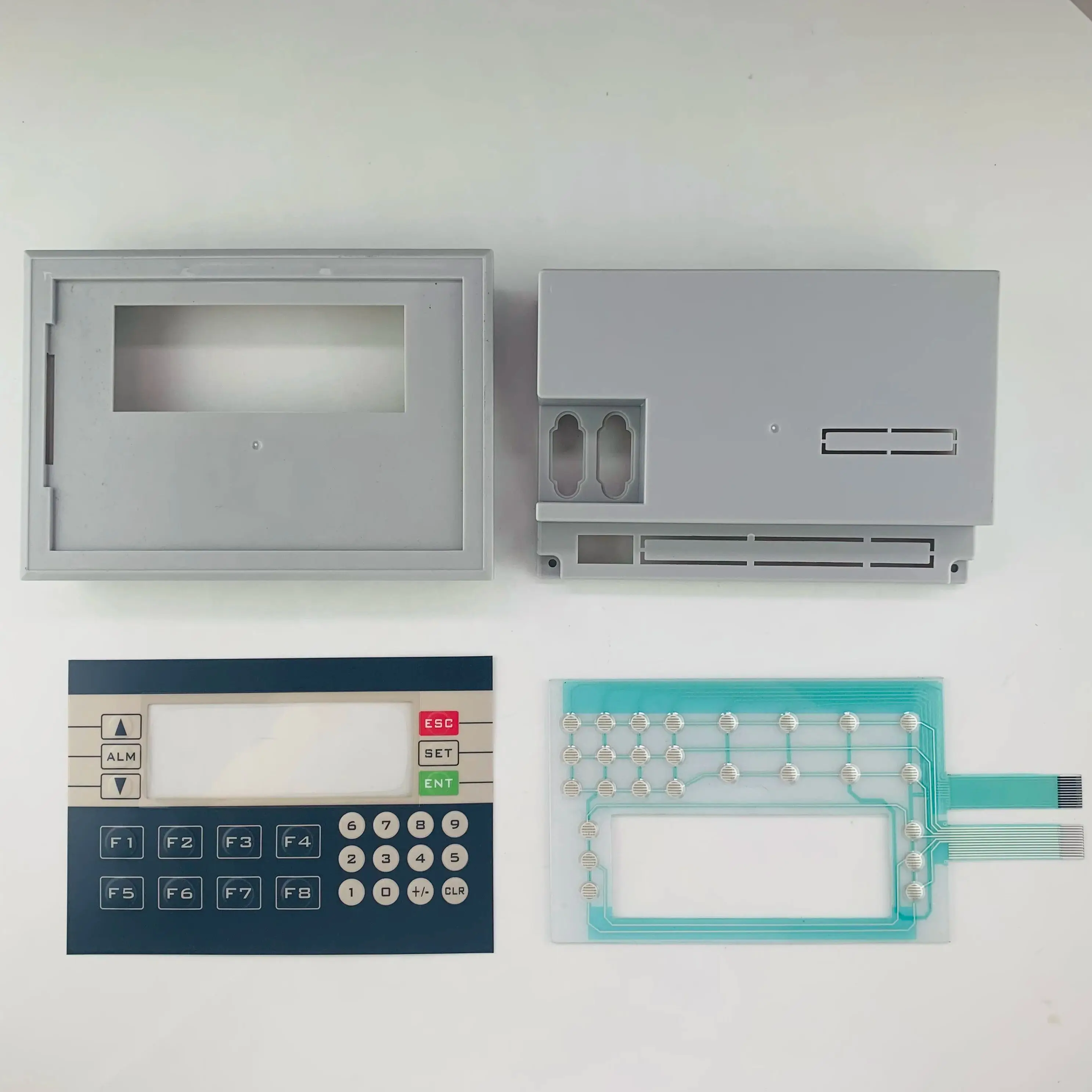 

OP330 XP1 XP2 XP3 16R 18R 18T RT membrane keypad+Plastic shell for HMI Panel repair~do it yourself, Have in stock