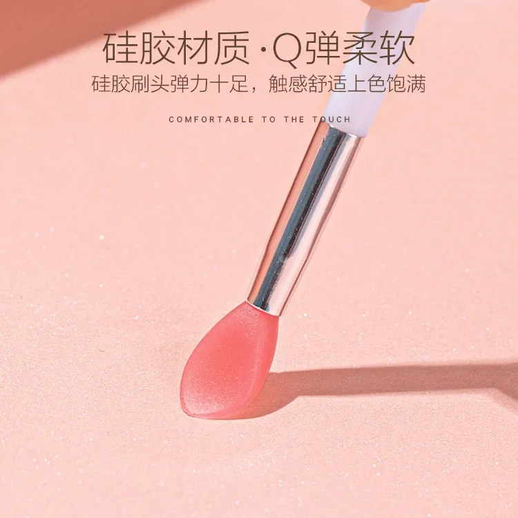 Mini Small Lip Brush Mouth Red Lip Brush Film Lips Glaze Application Silicone Lip Brush Dust-proof Eye Shadow Makeup Brushes