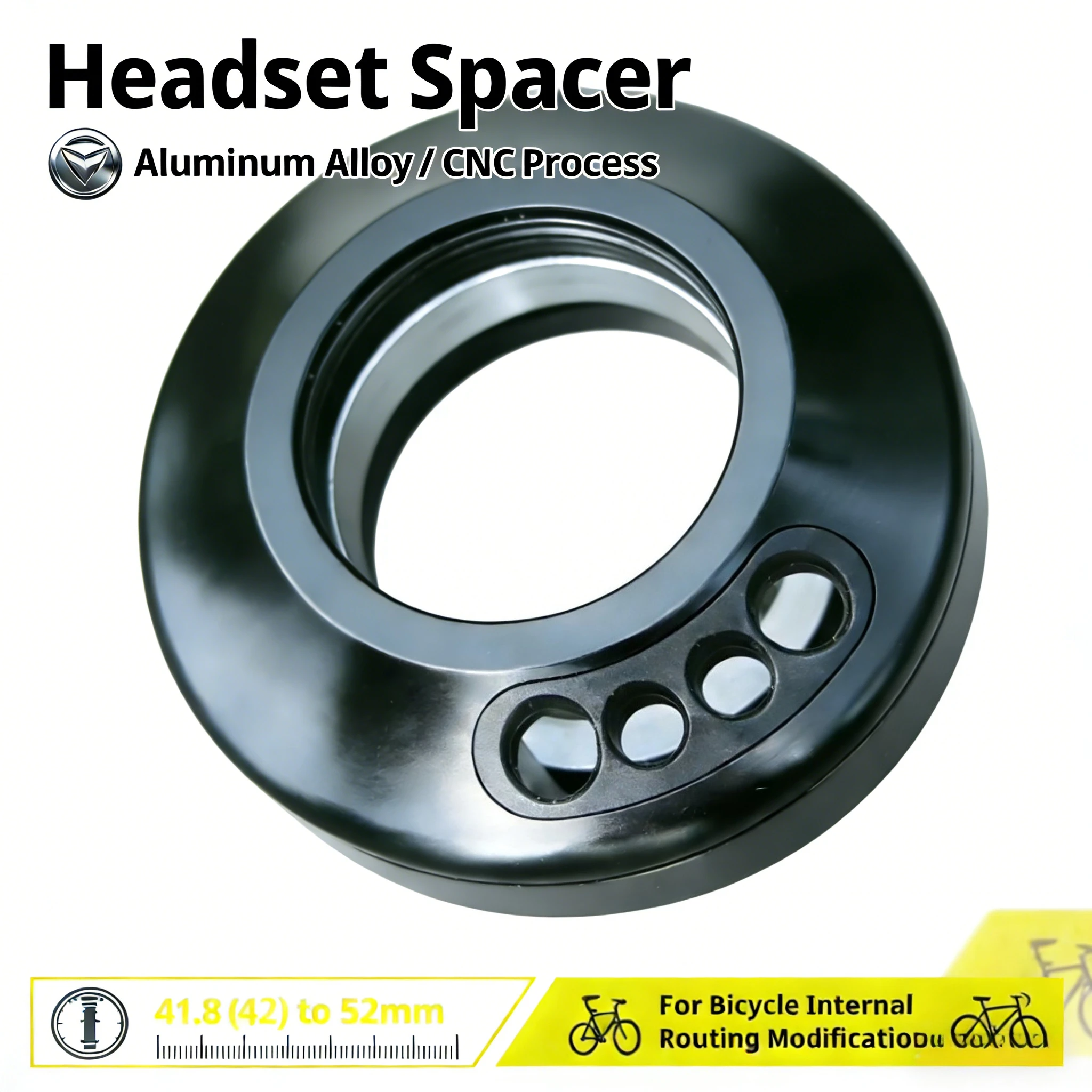 

Адаптер для переоборудования чаши велосипедной гарнитуры, алюминиевый внутренний кабель с ЧПУ для шоссейных велосипедов MTB