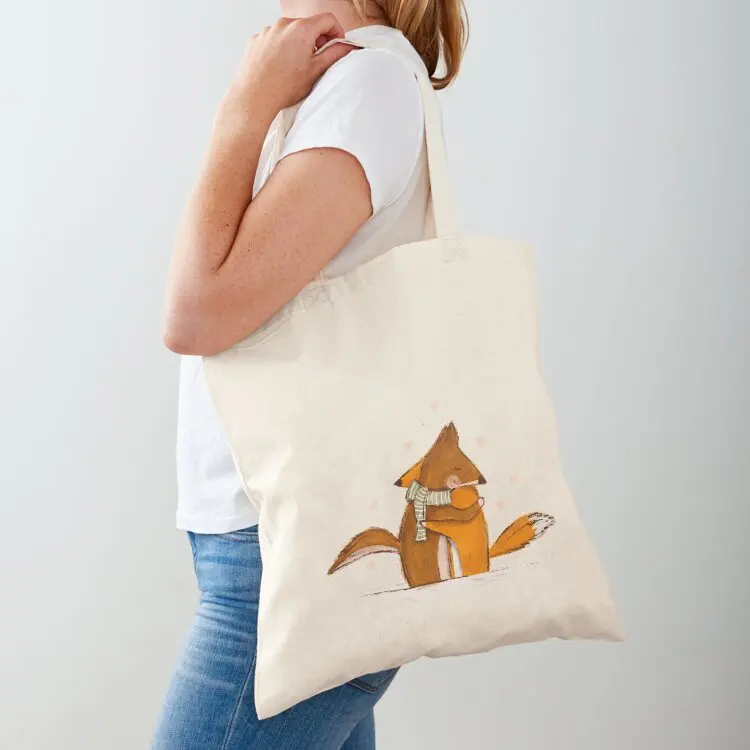 

Foxes in Love Tote Bag shopper bags for women Shopper bag university shopper bag