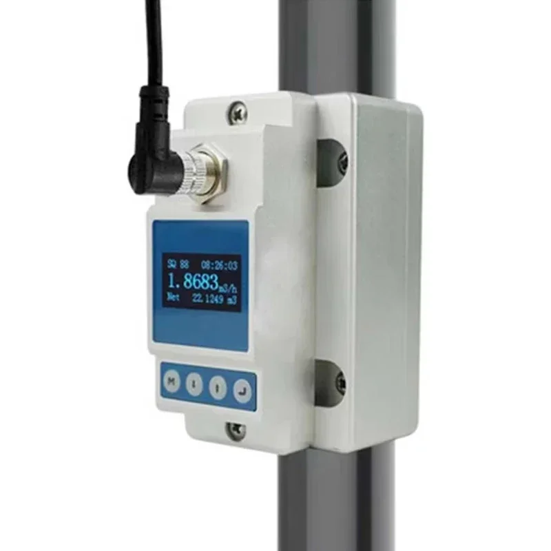 Clamp-on Small Diameter Pipe Ultrasonic Flowmeter Liquid Flow Measuring Instrument for Industrial Pipeline