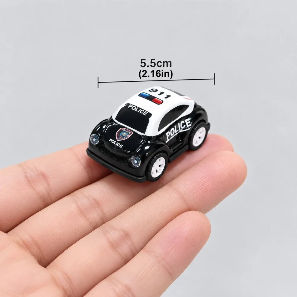 Mini Track Cars, Pull Back Toy Cars, Random Color and Style, Multi-Item Party Favor Packs, Back-to-school Season