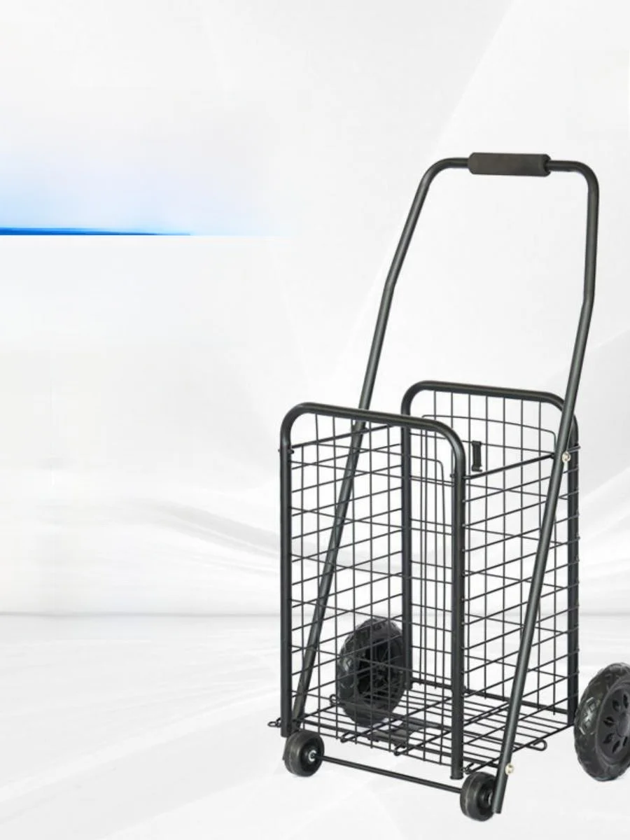 nouveau-chariot-de-courses-pliable-noir-panier-de-cuisine-mobile-pour-usage-domestique-et-commercial-transport-manuel-pratique-organisateur-de-rangement-portable