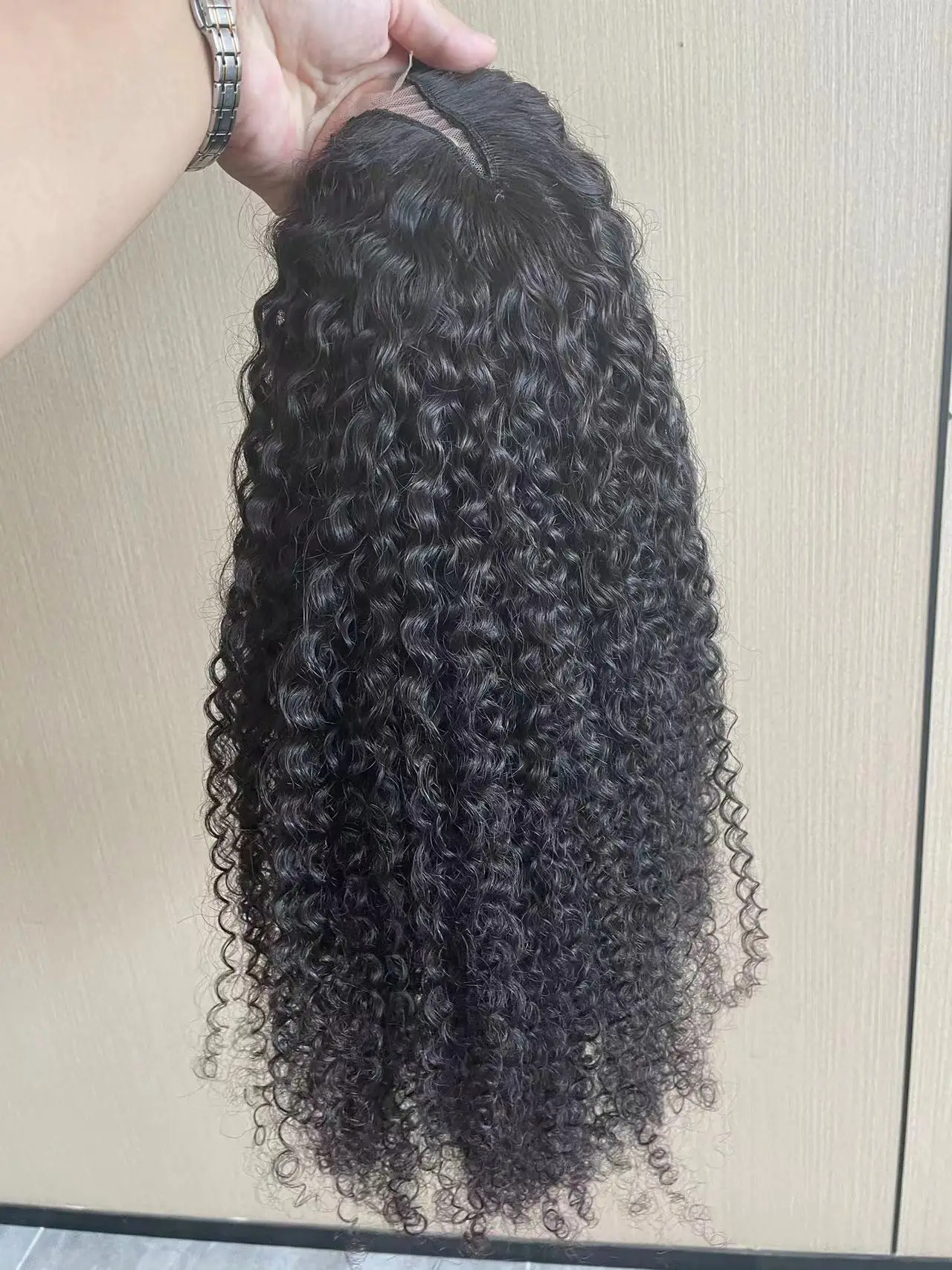 

Eversunny Machine Made Kinky Curly Wigs U V Part Curly Human Hair Wigs Brazilian Vigin Human Hair Without Glue For Women