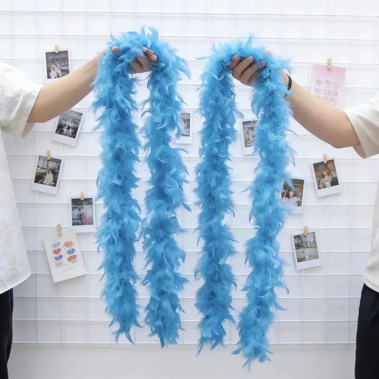 

2M Turkey Marabou Feathers Boa 40g-90g Colored Plumas Dress Shawl DIY Craft Wedding Scarf Decor Sewing Costume Trims Accessories