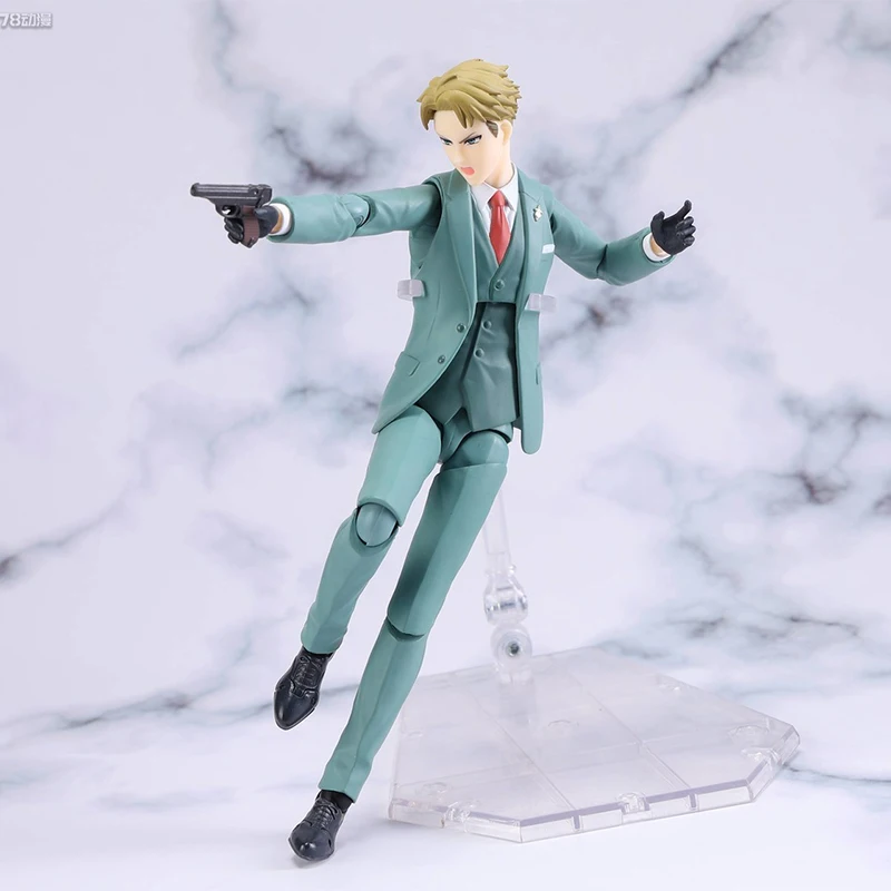 Stock BANDAI Original SHF SPY HOUSE SERIES LLOYD Forger Model Movable Joint High Quality Handwork Collection