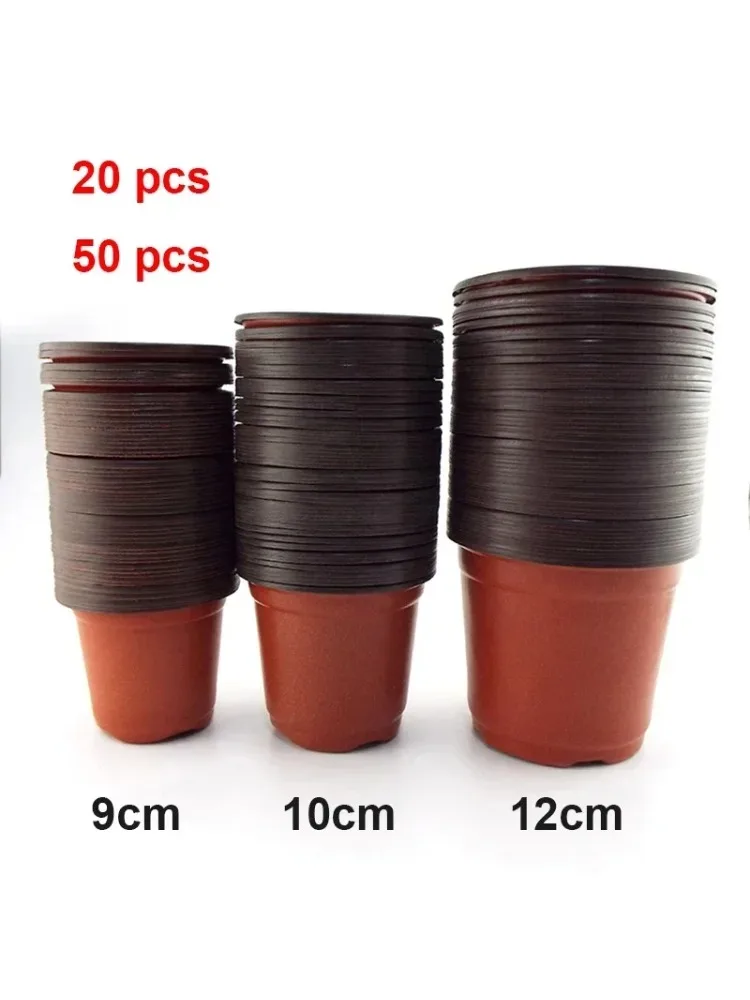Pot de fleurs en plastique, boîte de culture, plateau résistant aux chutes pour plantes de jardin de maison, tasse de pépinière, Pots de plantes de fleurs de greffe D4