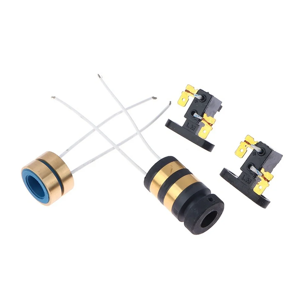 

1set Cotton Candy Machine Brush Parts Slip Ring Rotary Collectors Conductive Rings Carbon Brush Assembly Power Tool Accessories
