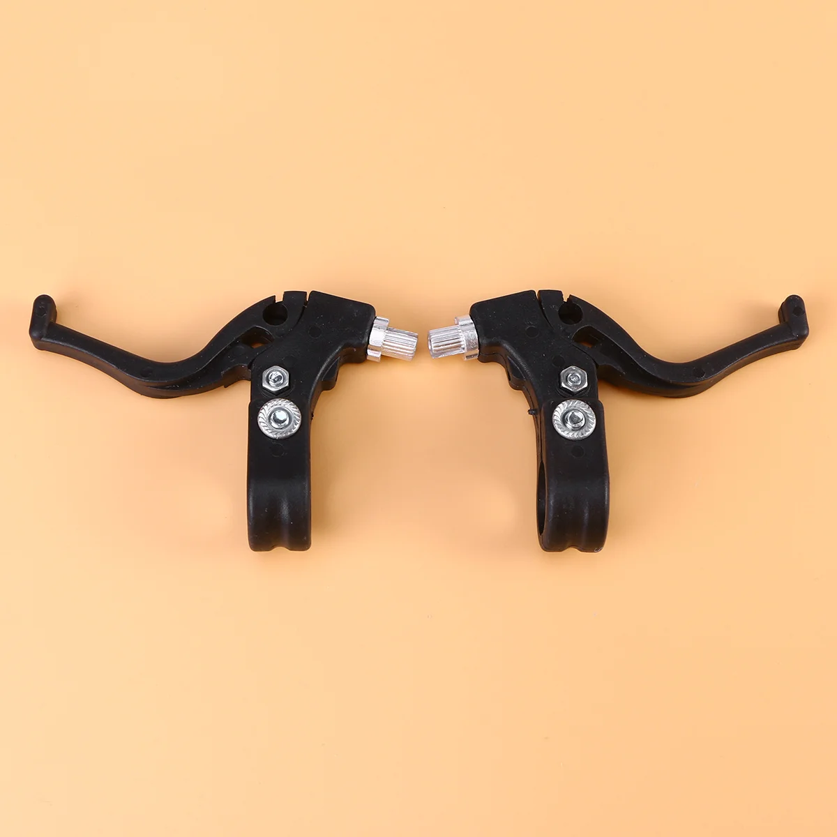2 pares de alavanca de freio infantil, acessórios de segurança para bicicleta, fácil de operar, instalação rápida, ajuste universal para bicicletas infantis, preto