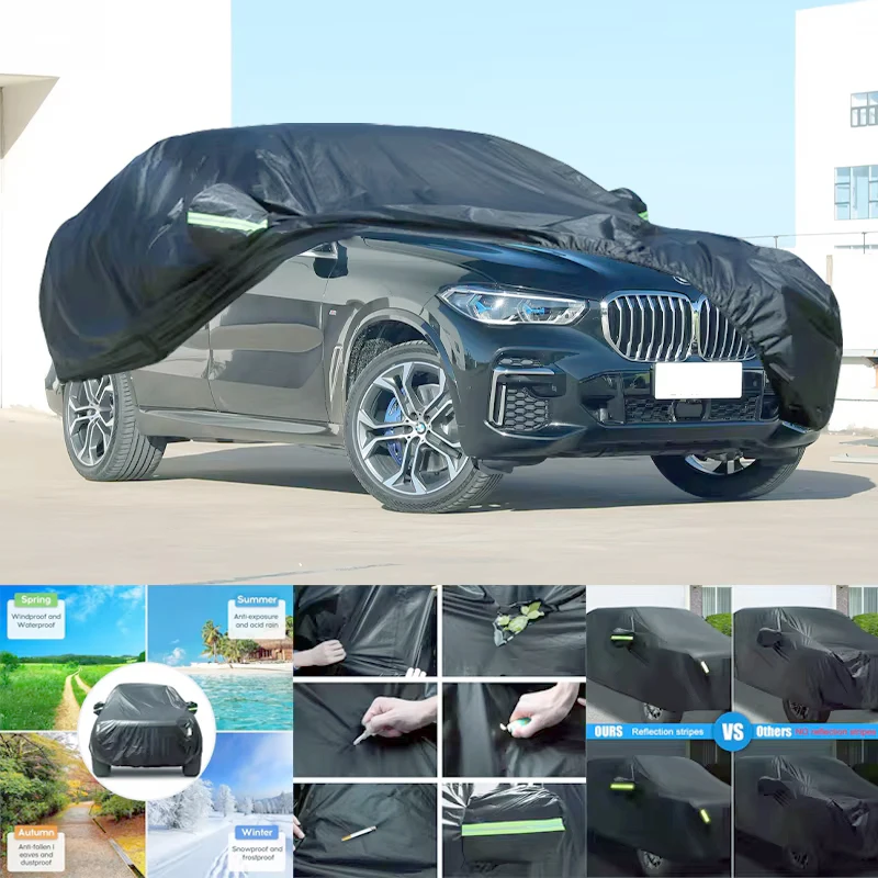 

For BMW X5 All-Weather Car Covers 6-in-1 Waterproof Dustproof UV Proof Snowproof Scratch Resistant Protection