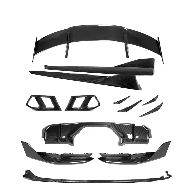 for Dongsai New Dry Carbon Front Bumper Lip for BMW G82 G83 M4 G80 M3 Body Kit
