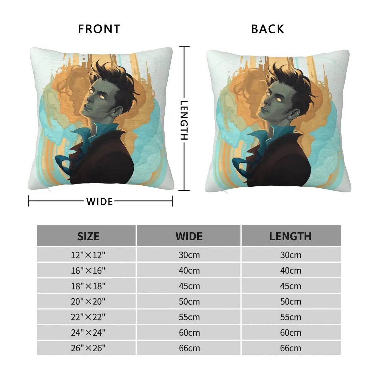 Higher Dimension Life Form Square Pillowcase Polyester Linen Velvet Pattern Zip Decor Throw Pillow Case Home Cushion Cover 18