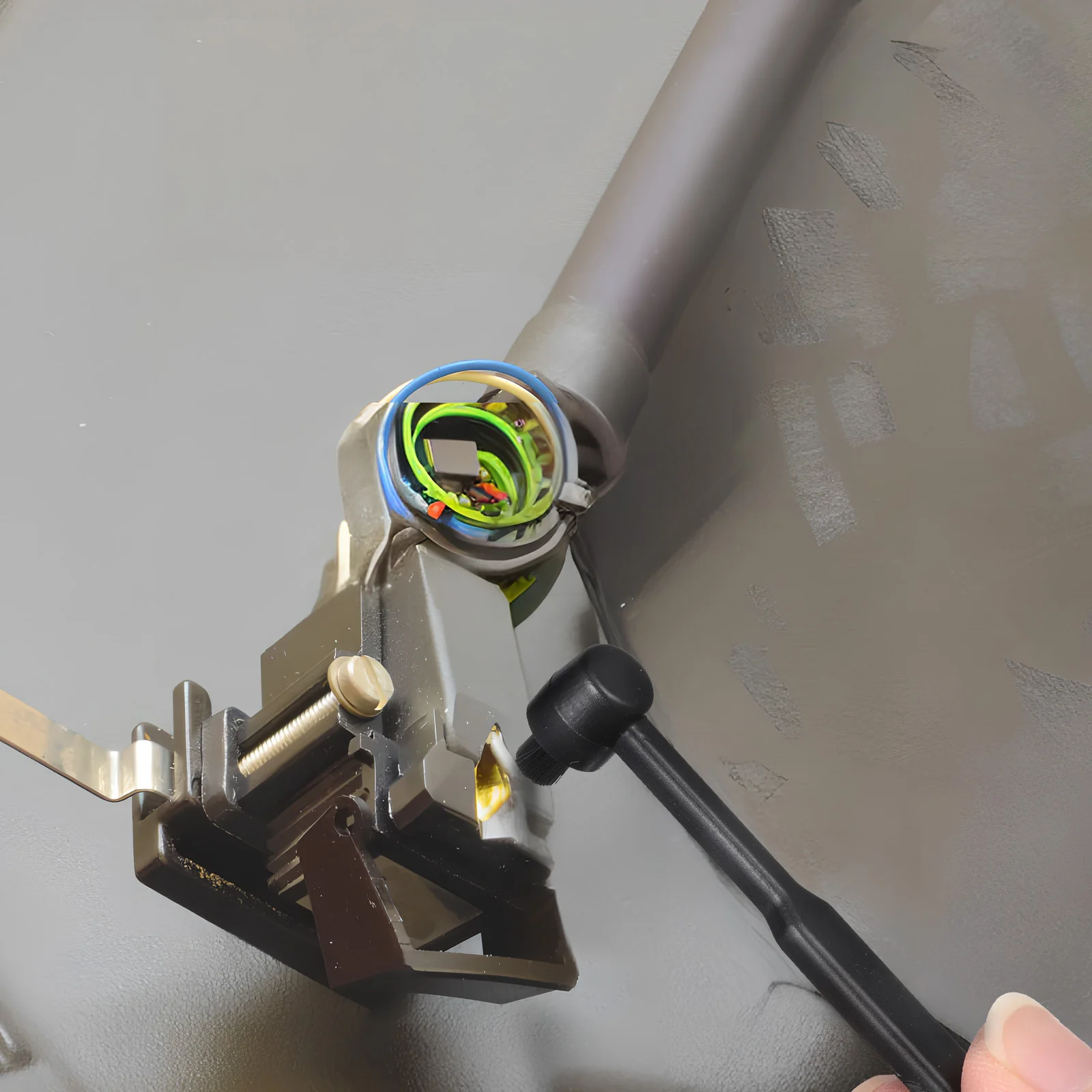 

2Pcs Stylus Cleaner for Record Needles Strong Plastic Handle Portable Design Works on Vinyl Brushes and Cd Players