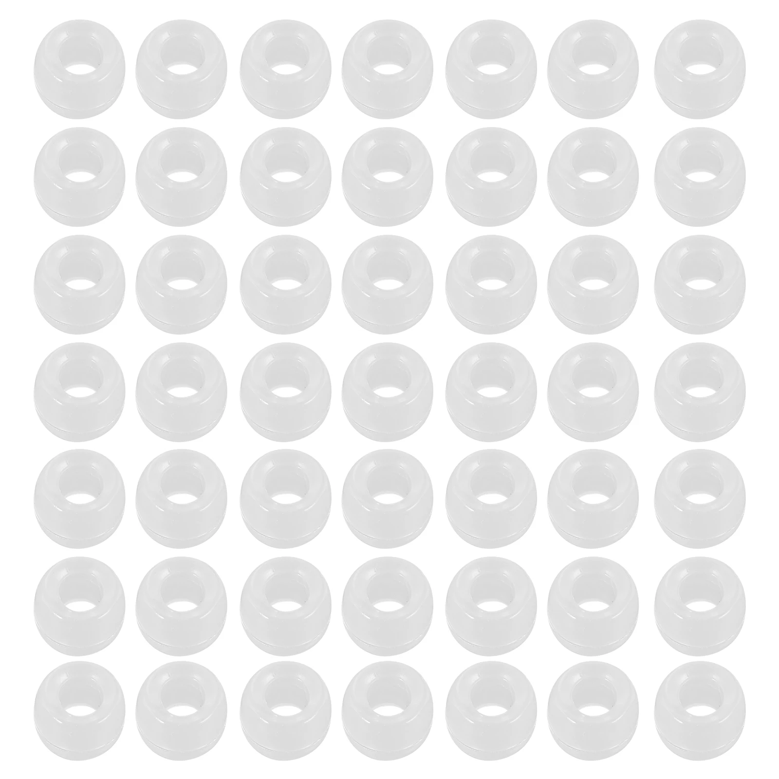 

250Pcs Uv Color Changing Beads 6x9mm Clear Plastic Sun Sensitive Beads for Jewelry Making DIY Craft Stem Experiment Activity