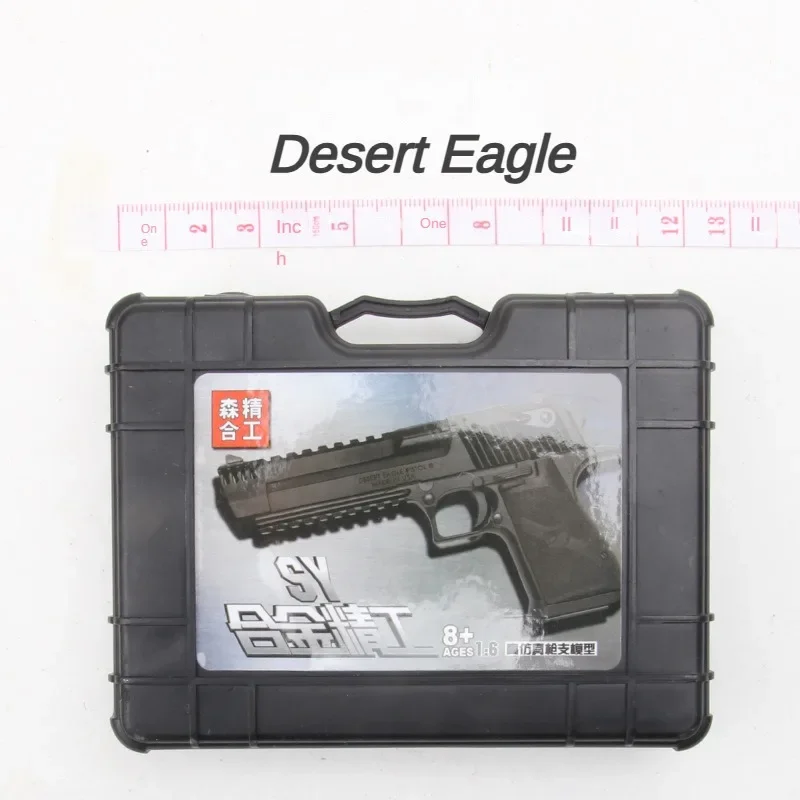 1:6 Desert Eagle M10 Colt Beretta rewolwer Mini zabawka pistolet wyszukane metalowe śmieszne prezenty z kolekcji filmów