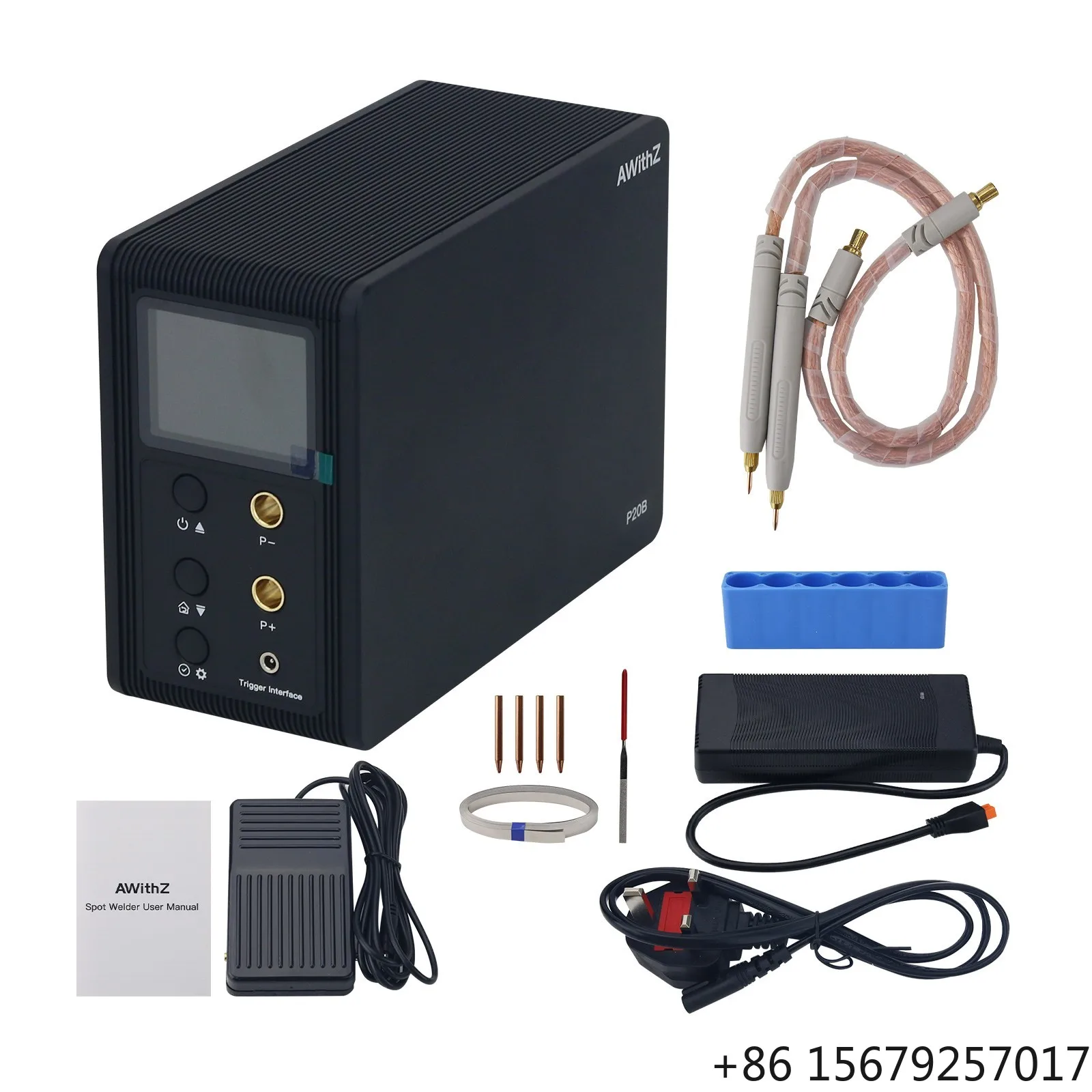P20B 14.6KW 1625A 18650 Lithium Battery Spot Welding Machine Handheld Capacitor Spot Welder (US/EU Plug)